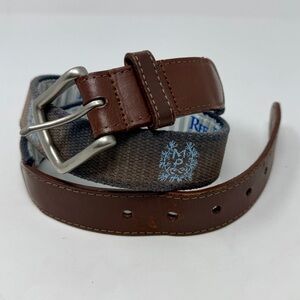 REEL POINT SHELTER POINT Men’s Size 34 Stitch Canvas Belt